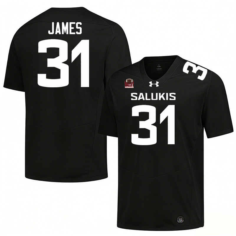 Southern Illinois Salukis #31 Craig James College Football Jerseys,Uniforms-Black